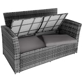 thumbnail of tectake Salon de jardin Modena 3+2+1 avec housse de protection - gris - 403279