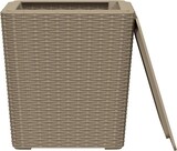 thumbnail of vidaXL Gartentisch mit Abnehmbarer Tischplatte Hellbraun Polypropylen