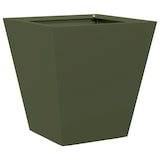 thumbnail of vidaXL Pflanzkübel Olivgrün 30x30x30 Stahl