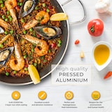 thumbnail of Briebe Zafrán Paella-Pfanne Induction, 30cm, 4 Portionen, Antihaftbeschichtung PFOA Frei, Schwarz