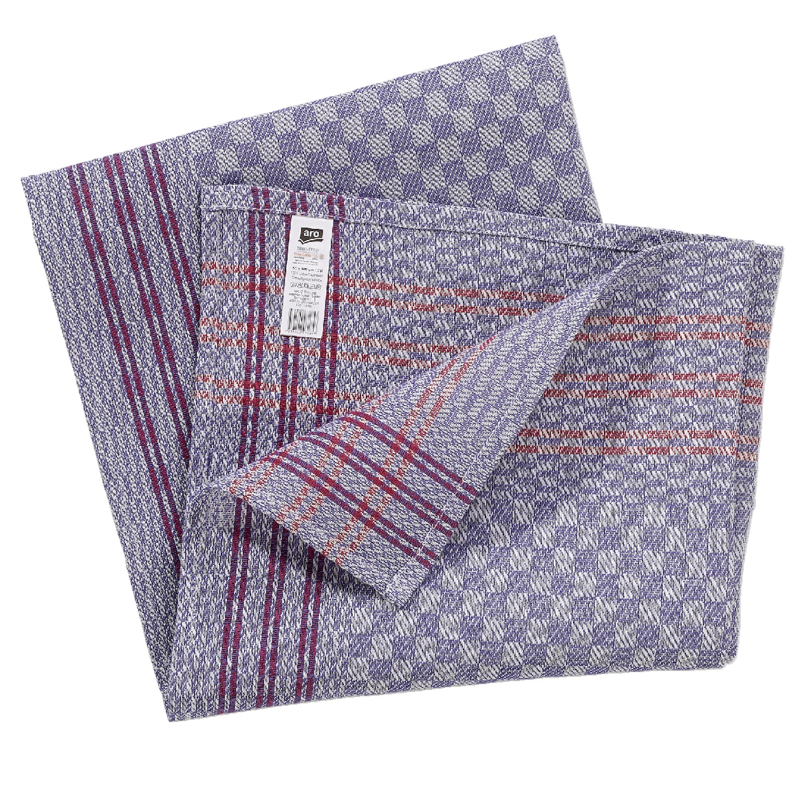 aro Geschirrtücher, Baumwolle, 50 x 100 cm, blau, 10 Stück