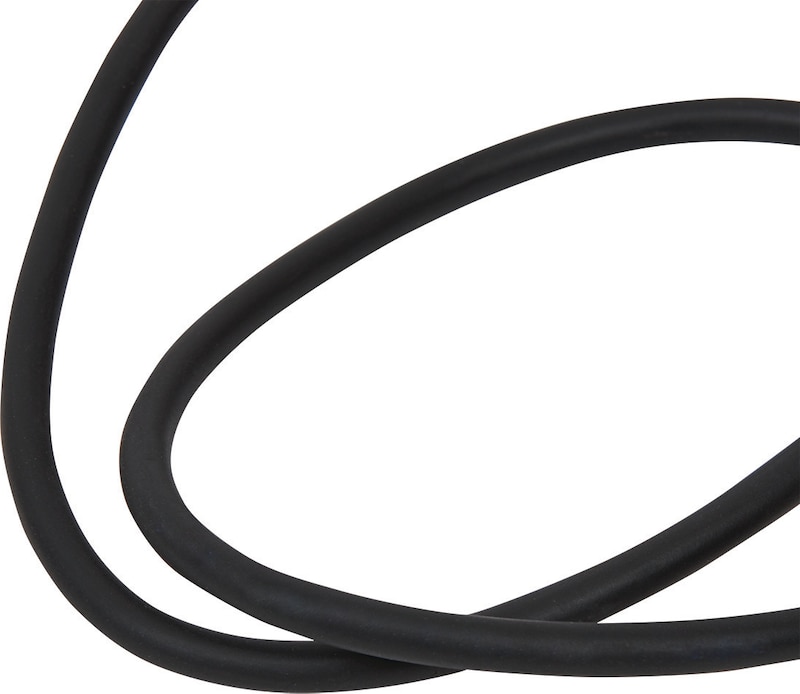 Ein schwarzes Kabel.