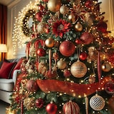 thumbnail of WellHome - Conjunto de 16 Bolas de Natal Vermelhas Ø3,5cm - Brilhante e Fosco