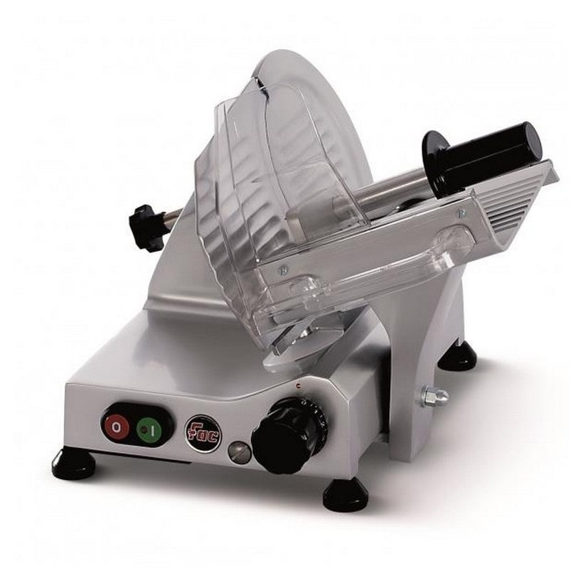 Fac - Affettatrice Elettrica a gravità CE Domestico Modello F 195 con affilatoio staccato