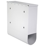 thumbnail of Briefkasten Wandbriefkasten Postkasten inkl. Zeitungsrolle Namensschild weiß B1