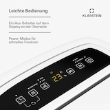 thumbnail of DryFy 20L Entfeuchter | 20 L/Tag | 22 m² | 230 m³/h | Timer | Wassertank | mobil Weiß