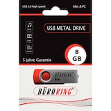 thumbnail of Speicherstick, USB 2.0 mit drehbarer Metall-Abdeckung, Kapazität: 8 GB