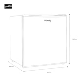 thumbnail of H.Koenig  Mini-vrieskast FGW400 / 32 l/vrijstaand/compact/geluidsarm / 51 cm hoog/ wit