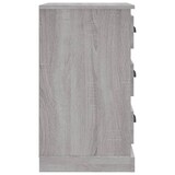 thumbnail of vidaXL Nachttisch Grau Sonoma 39x39x67 cm Holzwerkstoff