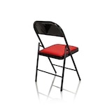 thumbnail of Silla de confidente / silla para visitas / silla plegable TUDELA PU rojo hjh OFFICE