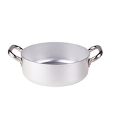 thumbnail of Pentole Agnelli casseruola bassa ø 20, in alluminio puro, 2 manici inox professionale