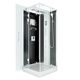 thumbnail of Dampfdusche Duschtempel Sauna Dusche Duschkabine D38-03L2 80x80 cm ohne 2K Scheiben Versiegelung