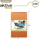 thumbnail of Espreguiçadeira de jardim de baloiço antracite com almofada Aktive