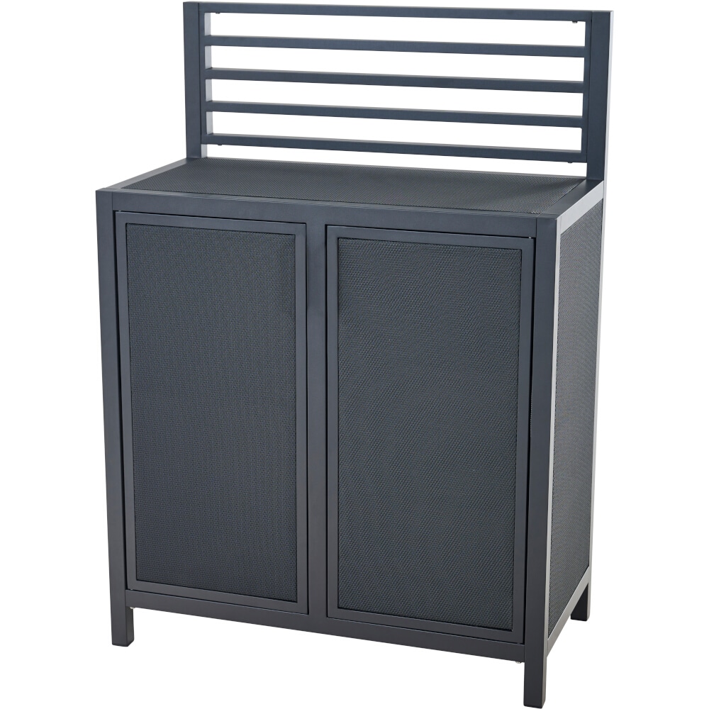 Siena Garden PALMA Mittelelement mit Gitter, Aluminiumrahmen, Ranotex® Bezug dunkelgrau