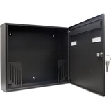 thumbnail of AL Briefkastensysteme 3 x Basic Wand Briefkasten DB Farbe 703 Eisenglimmer Grau für Post A4, wetterfest, Artikelnummer: 431P3EA3PDB703