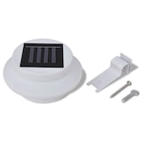 thumbnail of Foco solar blanco para vallas de jardín, 6 unidades