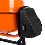 thumbnail of EBERTH Betonmischer 140L, elektrisch, 550W, Stahlkonstruktion mit feststellbarem Handrad & breiter Fußplatte, Profi-Zementmischer