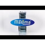 thumbnail of Maxima - 9405019 - Congelatore professionale bianco con porta in vetro, 6 ripiani, R290, intervallo -18/-22°C - 60x59x185 cm, 349L netti