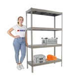 thumbnail of PROREGAL Schwerlastregal METAL BEAST FOUR | HxBxT 200x180x75cm | Fachlast 600kg | Verzinkt | Standregal Metallregal Lagerregal