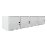 thumbnail of PROREGAL MegaDeal 4x Casier métallique verouillable CUBIC, HxLxP 35x35x35cm, Gris, Armoire à casier cube, consigne polyvalente, vestiaire