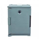thumbnail of Conteneur isotherme 58,5 Litres GN, bleu ardoise, à chargement frontal