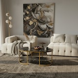 thumbnail of Teppich Wohnzimmer Einfarbig Pflegeleicht Waschbar Schlafzimmer OEKO-TEX Beige 160x230 cm Schadstoffgeprüft – TITLIS von Kadima Design