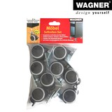thumbnail of WAGNER Möbelrollen 8tlg. Set - SOFT - Ø 40 mm, Anschraubplatte 42 x 42 cm, 4 mit Bremse, Tragkraft je 30 kg - 02072488