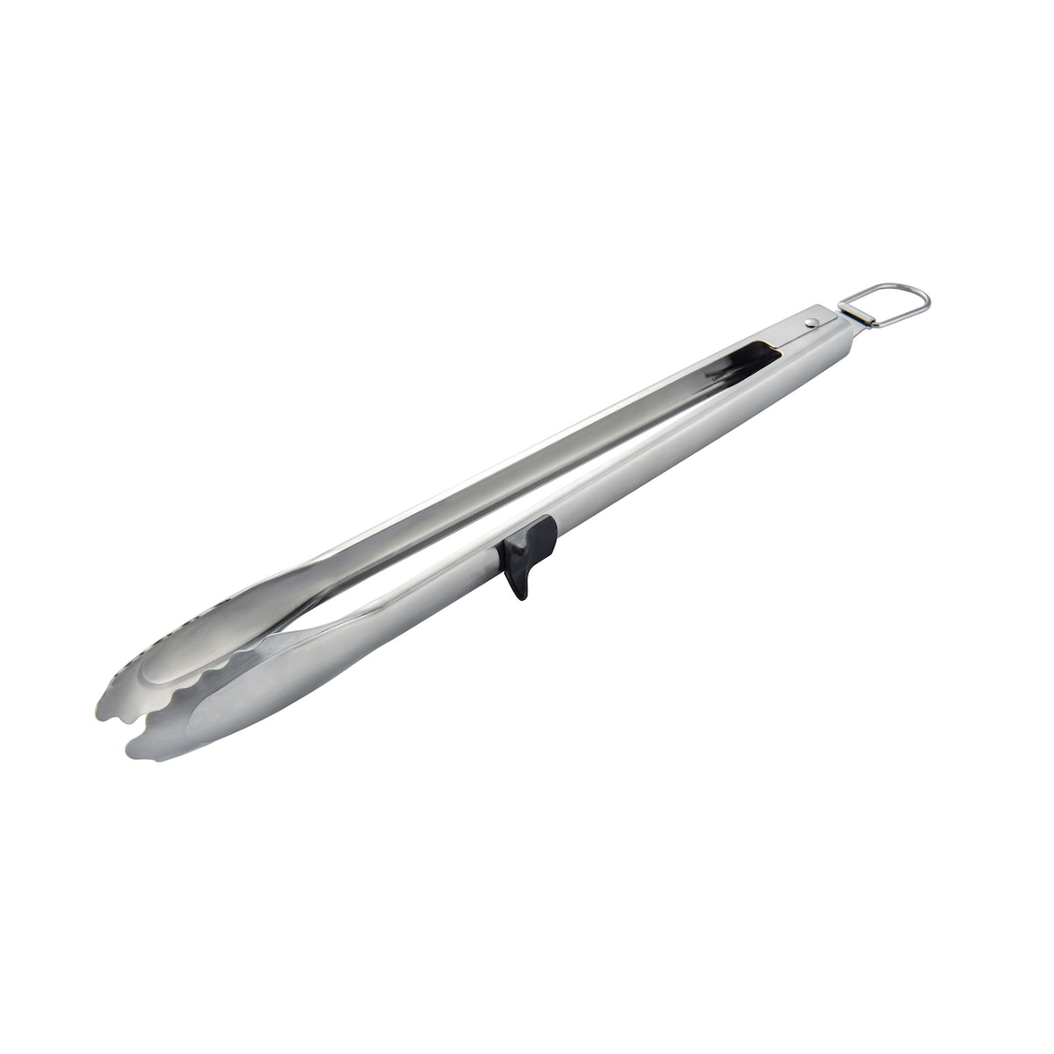 METRO Professional Pinze per grigliare, acciaio inox, 47 x 4,8 cm, manico ergonomico extra lungo, anello di conservazione, grigio