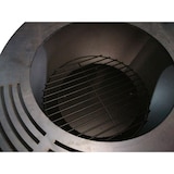 thumbnail of PURLINE Barbecue grande de aço preto com chapa de aço e grelha EFP56B