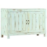 thumbnail of vidaXL Sideboard Hellblau 110×35×70 cm Massivholz Mango