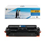 thumbnail of G&G W2030X voor HP 415X Tonercartridge zwart 1 stuk(s) met chip Hoge Capaciteit Huismerk