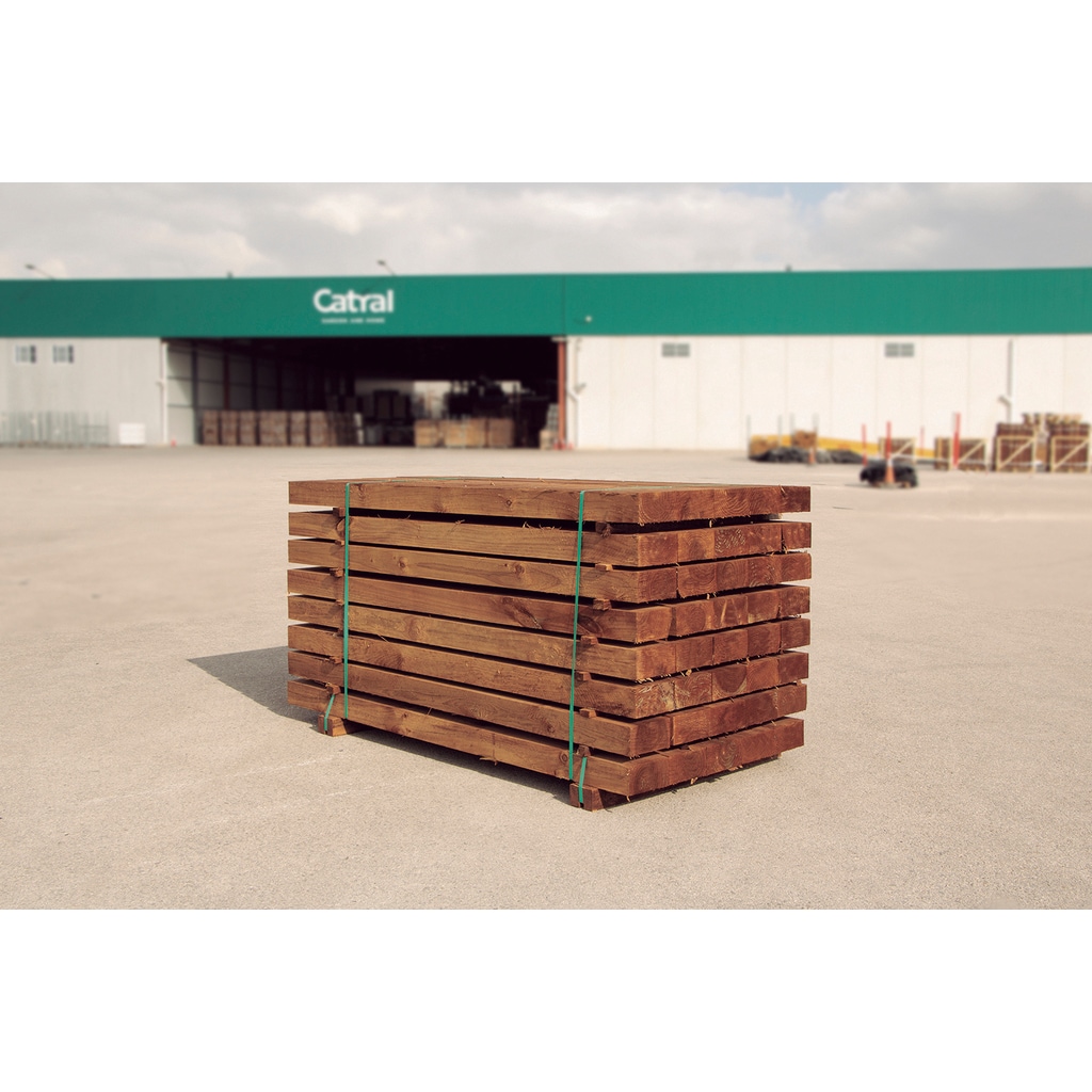 Traviesas de madera  SLEEPER LEDA 250x20x10cm NATURAL