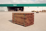 thumbnail of Traviesas de madera  SLEEPER LEDA 250x20x10cm NATURAL