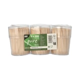 thumbnail of PAPSTAR 15000 Zahnstocher, Holz rund 6,7 cm im Spender