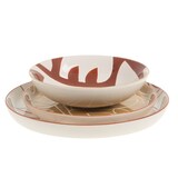 thumbnail of Suppenteller Ambre 19 cm x6 - Braun Rund Amadeus-Steingut 19x19 cm