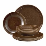thumbnail of Seltmann Weiden Terra Tafelservice 12-teilig erdbraun