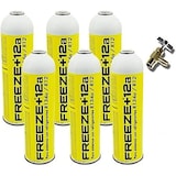 thumbnail of 6 Botellas Gas Ecologico Refrigerante Freeze Organico +12 420Gr + Valvula Sustituto R12, R134A