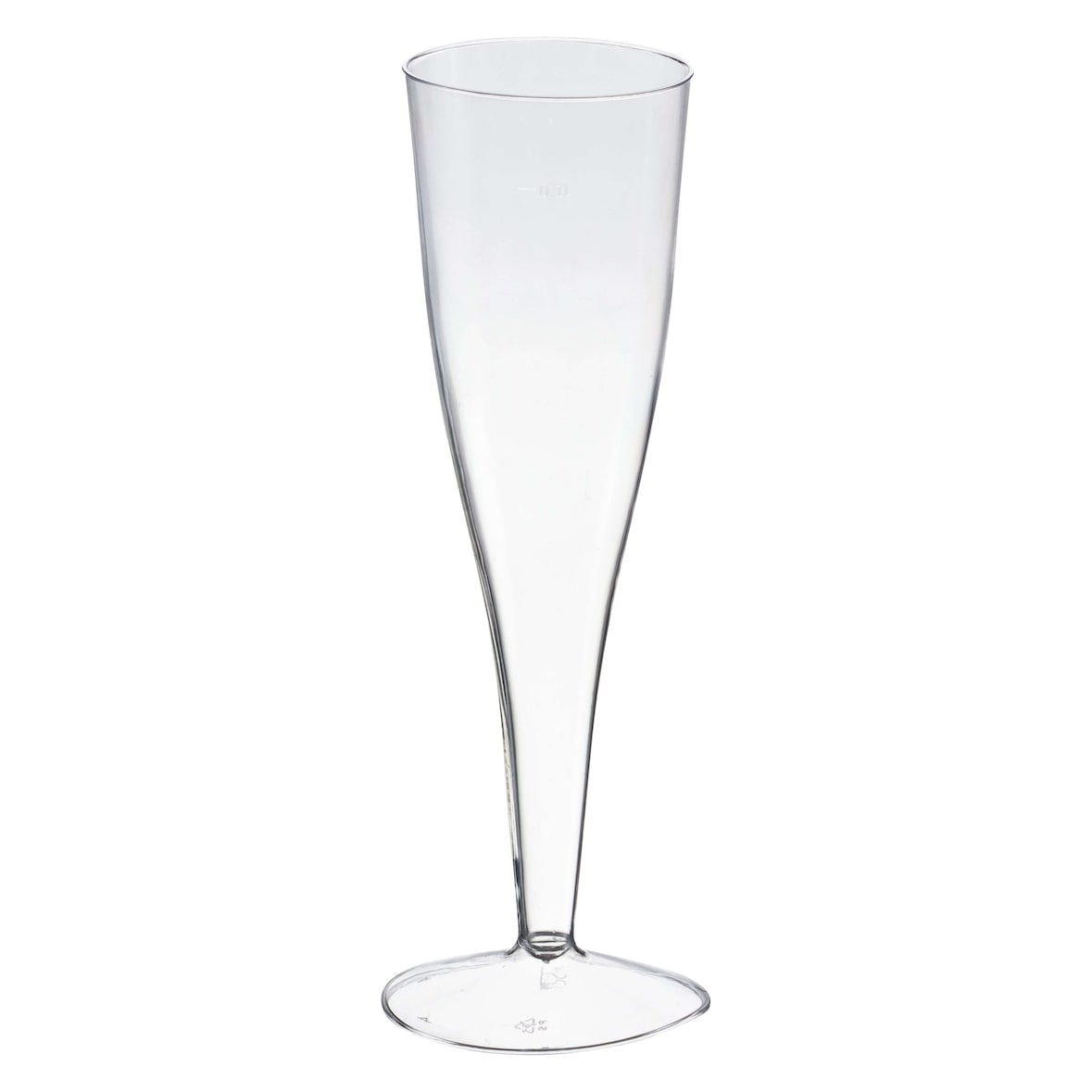60x Einweg-Champagnerglas Sektglas 100ml  PS 2 tlg. transparent glasklar