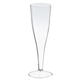 thumbnail of 60x Einweg-Champagnerglas Sektglas 100ml  PS 2 tlg. transparent glasklar