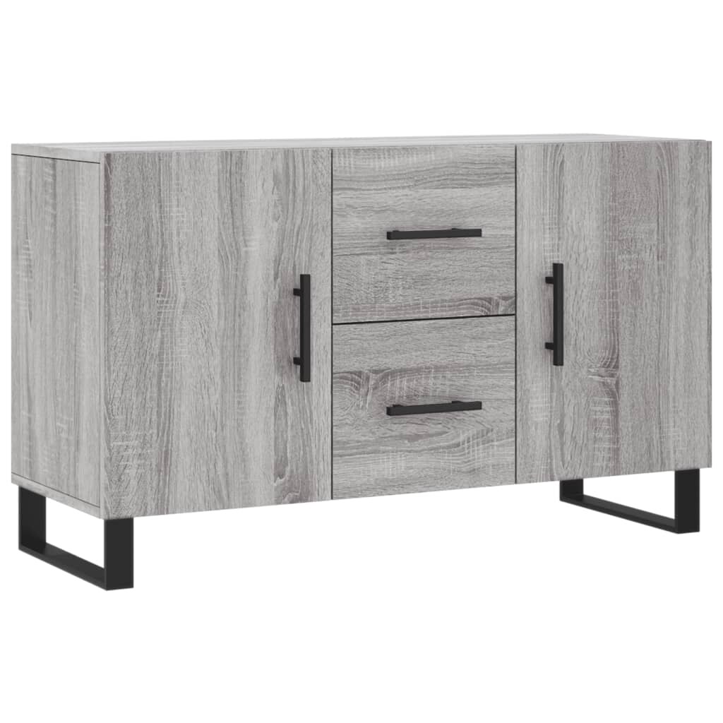 vidaXL Sideboard Grau Sonoma 100x36x60 cm Holzwerkstoff