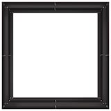 thumbnail of vidaXL Plantenbak 100x100x80 cm staal zwart