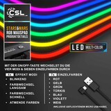 thumbnail of CSL RGB Gaming Mauspad, Gaming Mauspad - 800 x 300 mm XL Mousepad - LED Multi Color, Stars & Mars