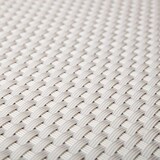 thumbnail of NYVI Polyrattan Sichtschutzstreifen Privafence 255x19 cm - Sichtschutz für Doppelstabmatten Zaun 5 Rollen Weiß