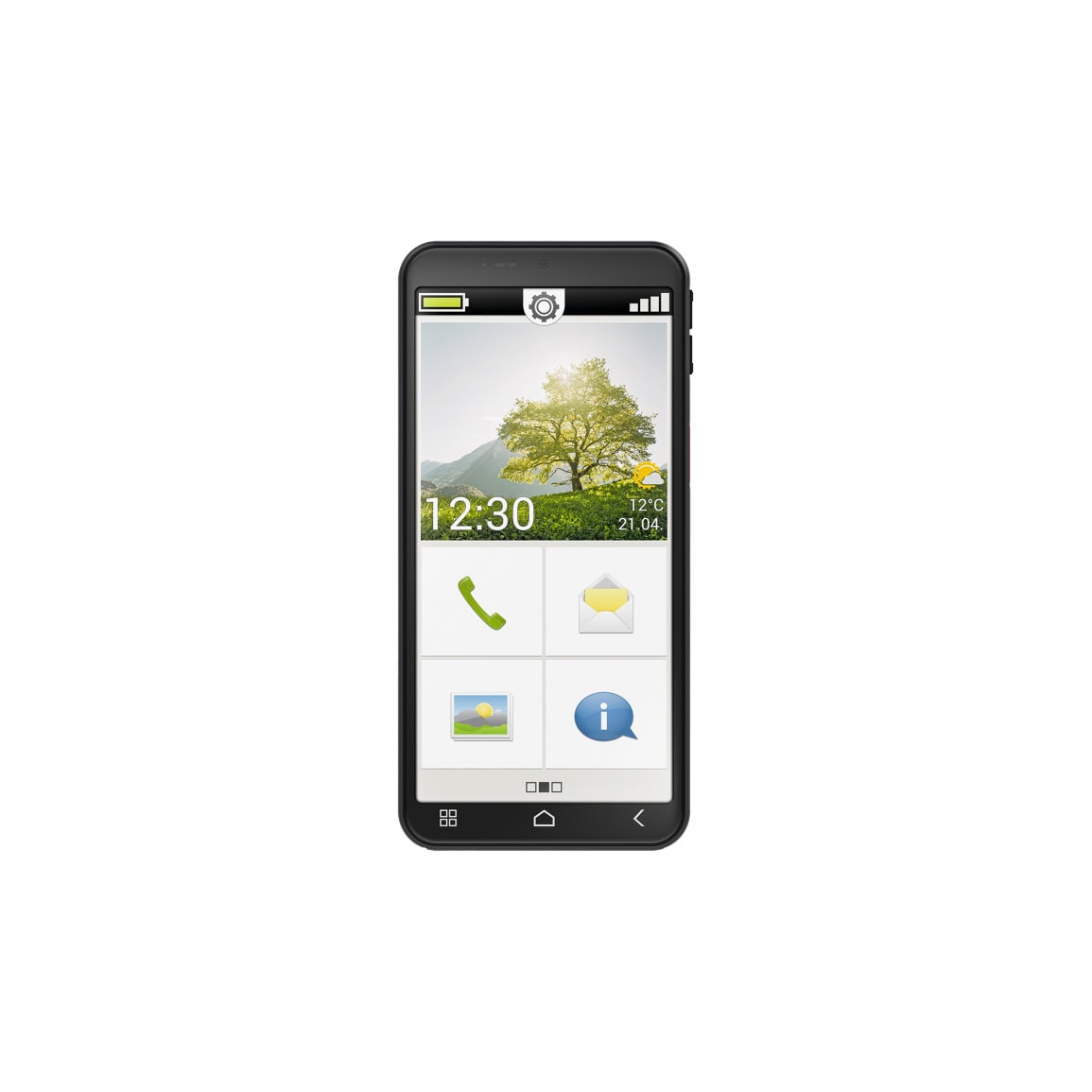 Emporia SMART.ME7 Senioren-Smartphone, Android 15, 128GB, 256GB MicroSD Slot