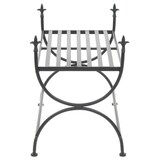 thumbnail of vidaXL Bank Vintage-Stil Metall 83 x 42 x 55 cm Schwarz