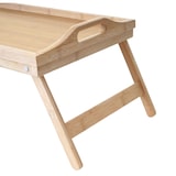 thumbnail of Tablett HWC-B88, Serviertablett Holztablett Frühstückstablett Dekotablett, Bambus 21x64x30cm