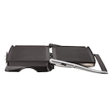 thumbnail of H.Koenig GR20 Kontaktgrill / vollständig aufklappbar / Antihaft-Beschichtung / stufenlose Temperatureinstellung / 2000 W / Edelstahl / silber