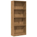 thumbnail of vidaXL Boekenkast 60x24x143 cm bewerkt hout artisanaal eikenkleurig