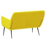 thumbnail of vidaXL Sitzbank Gelb 108x79x79 cm Samt