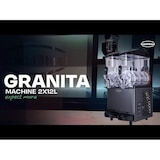 thumbnail of Macchina per ghiaccio granita Combisteel con 2 macchine per ghiaccio da 12 litri Slush Ice